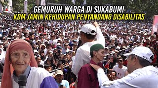 GEMURUH WARGA DI SUKABUMI  KDM JAMIN KEHIDUPAN PENYANDANG DISAB1LITAS [upl. by Pearman]