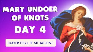 🙏 NOVENA to MARY UNDOER of KNOTS  DAY 4 🙏 UNFAILING PRAYER [upl. by Aihsar]