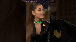 Ariana Grande at Jimmy showThe Hilarious Misunderstanding with Aretha Franklin [upl. by Ezalb]