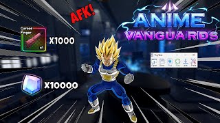 How to AFK TinyTask Sukuna Fingers and Gems on Anime Vanguards [upl. by Gibun]