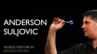 World Matchplay 15 Anderson vs Suljovic  2nd round 1080p51 [upl. by Slerahc]