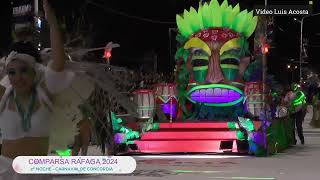 COMPARSA RAFAGA 2024  SEGUNDA NOCHE  CARNAVAL DE CONCORDIA [upl. by Essyla424]