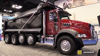 2022 Mack Granite 10x4 Dump Command Steer Truck  Walkaround Exterior Interior Tour [upl. by Pablo984]