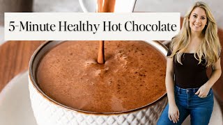 QUICK amp EASY 5Minute Healthy Hot Chocolate Recipe ☕ [upl. by Lleynad]