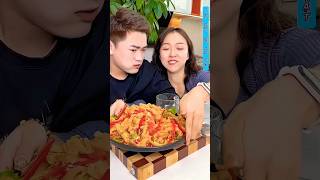 Chơi Đoán Đúng Thưởng Chân Gà Ủ Cay Với Vợ Và Cái Kết mukbang food anuong anvat shorts [upl. by Retrop]