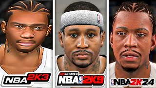 Getting An Ankle Breaker W Allen Iverson On Every NBA 2k [upl. by Scevo]