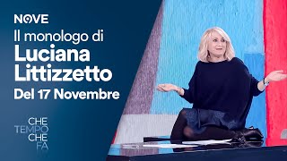 Il Monologo di Luciana Littizzetto Episodio del 17 Novembre  Che tempo che fa [upl. by Auberon]