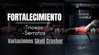 Tríceps Skull Crusher Cropped Skull Crusher  Reaching Skull Crusher [upl. by Ennaihs]