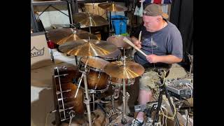 Tougher than the Rest Chris LeDoux drum cover [upl. by Ilecara922]