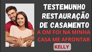 LINDO TESTEMUNHO DE RESTAURAÇÃO DE CASAMENTO  a om foi na casa dela [upl. by Osy]