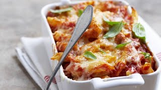 Recette  Gratin pâtes sauce tomate [upl. by Reggis]