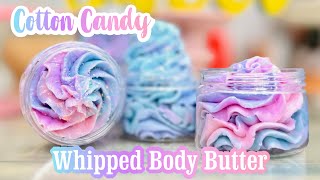 NonGreasy Fluffy Whipped Cotton Candy Body Butter Recipe [upl. by Llimaj]