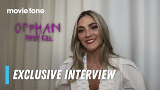 Orphan First Kill  Exclusive Interviews  Moviefone TV [upl. by Wendalyn]