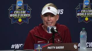 2024 Womens College World Series Oklahoma Postgame Press Conference [upl. by Amzu]