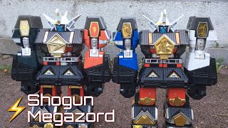 Deluxe Shogun Megazord 1995 toy review Power Rangers Season 3 [upl. by Onaicram]