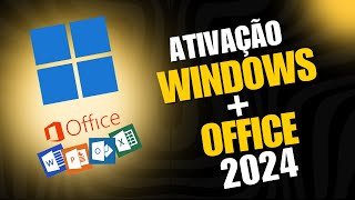 COMO ATIVAR O WINDOWS 111087  PACOTE OFFICE 2024 [upl. by Nyleimaj]