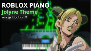 Jolyne Theme  JoJos Bizarre Adventure Stone Ocean OST ROBLOX Piano [upl. by Egrog663]