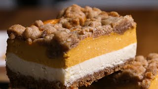 Pumpkin Cheesecake Bars [upl. by Seaver]