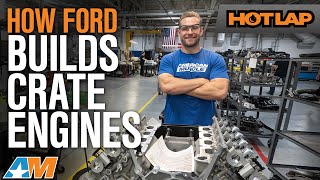 How Ford Performance Hand Builds 50 Coyote V8s amp Ford GT V6 Engines  Hot Lap [upl. by Analiese]