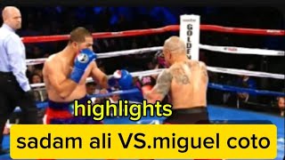 SADAM ALI vs MIGUEL COTOHIGHLIGHTS [upl. by Ennagroeg247]