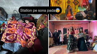 Gaon shadi me gaye aur station par sona pada🥺  MUSKAN SHARMA vlog [upl. by Anaila719]