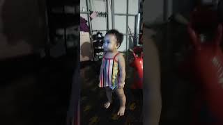 Elira Luna R Bangkiao baby dance cover funny [upl. by Jemine670]