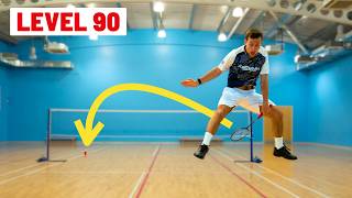 Badminton Trick Shots from Level 1 to Level 100 [upl. by Bainbrudge]