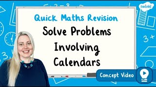 How Do You Solve Problems Involving Calendars  KS2 Maths Concept for Kids [upl. by Theta798]