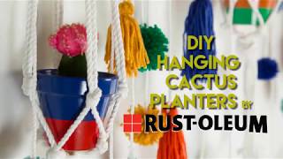 How To Make Cinco De Mayo Terra Cotta Pots with RustOleum Spray Paint [upl. by Okiek]