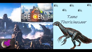 ARK Survival Ascended  TAME THERIZINOSAURUS  MAP THE CENTER  MHG 4K  11 [upl. by Radley]