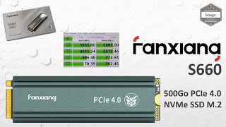 fanxiang S660 500Go PCIe 40 NVMe SSD M2 2280 avec dissipateur thermique  PC amp PS5  Unboxing [upl. by Riane]