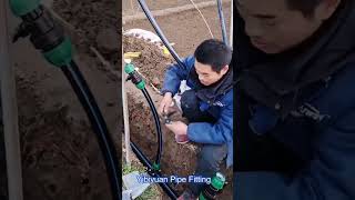 How to Use Yibiyuan Compression fittings for Your Irrigation Pipes [upl. by Can]