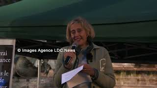 Alexandra HenrionCaude soutient le Docteur Louis Fouché ParisFrance  19 Octobre 2023 [upl. by Cibis]