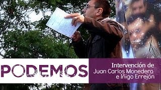 PODEMOS  Íñigo Errejón y Juan Carlos Monedero Alicante [upl. by Telrahc]