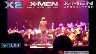 XMEN John Ottman theme first ever live performance  April 18 2015 [upl. by Jonme860]