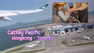 Boarding Cathay Pacific From Hongkong To Toronto  September 12 2024 [upl. by Arah]