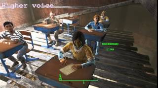 Fallout 4 mod Higher Female Children Voice 日本語化 [upl. by Eilsehc]