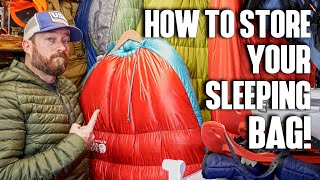 How to Properly Store a Sleeping Bag Compressed is The Best Way [upl. by Greyso]