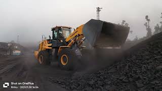 new liugang loader 856H testing in coal stock [upl. by Ailgna]