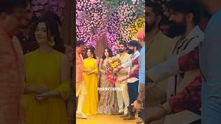 Yash and Radhika Pandit at Engagement Function rockingstaryash radhikapandit shorts [upl. by Eanel392]