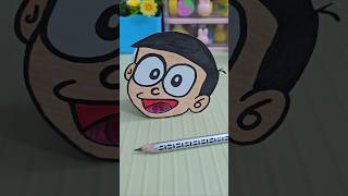 Paper Sharpener Craft idea  Nobita Paper Craft Video viralshort shortsfeed youtubeshorts craft [upl. by Leund]