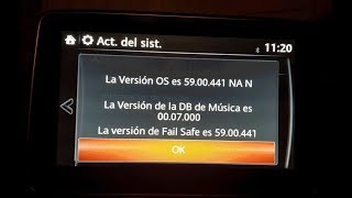 Actualizar Sistema Mazda Connect [upl. by Eserahs853]