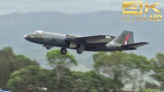 English Electric Canberra bomber flying in 2024 Airshows Downunder Shellharbour [upl. by Gazo]