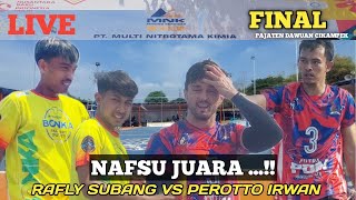 FINAL IRWAN PEROTTOKONATE VS RAFLY SUBANGFAJARAZIZ BC PDM VS BONKA MNK CUP [upl. by Linneman741]