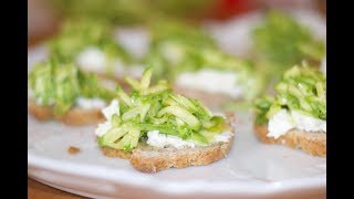 Toasted Bread with Fresh Zucchini Recipe  How to Cook Real Italian Food from my Italian Kitchen [upl. by Nerrag]