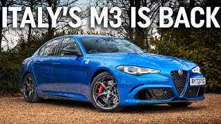 Better than a BMW M3 2024 Alfa Giulia Quadrifoglio facelift review [upl. by Nerrol]