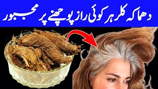 DARK BROWN HAIR DYE AT HOME HAIR DYE IN 10 MINUTES 100  ORGANIC HAIR DYE AMAZING BEST RESULT [upl. by Rodnas126]