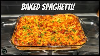 Baked Spaghetti Recipe The Best and Easiest Recipe [upl. by Anyaj241]