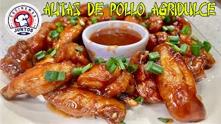 Alitas de pollo en salsa agridulce Comida China [upl. by Nysila]