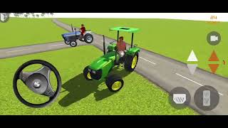 JOHN DEERE TRACTOR 5310 KA POWER TROLLEY LODING TOCHAN TRACTOR 3DX JCB INDIA GAME youtubevideo [upl. by Danell]